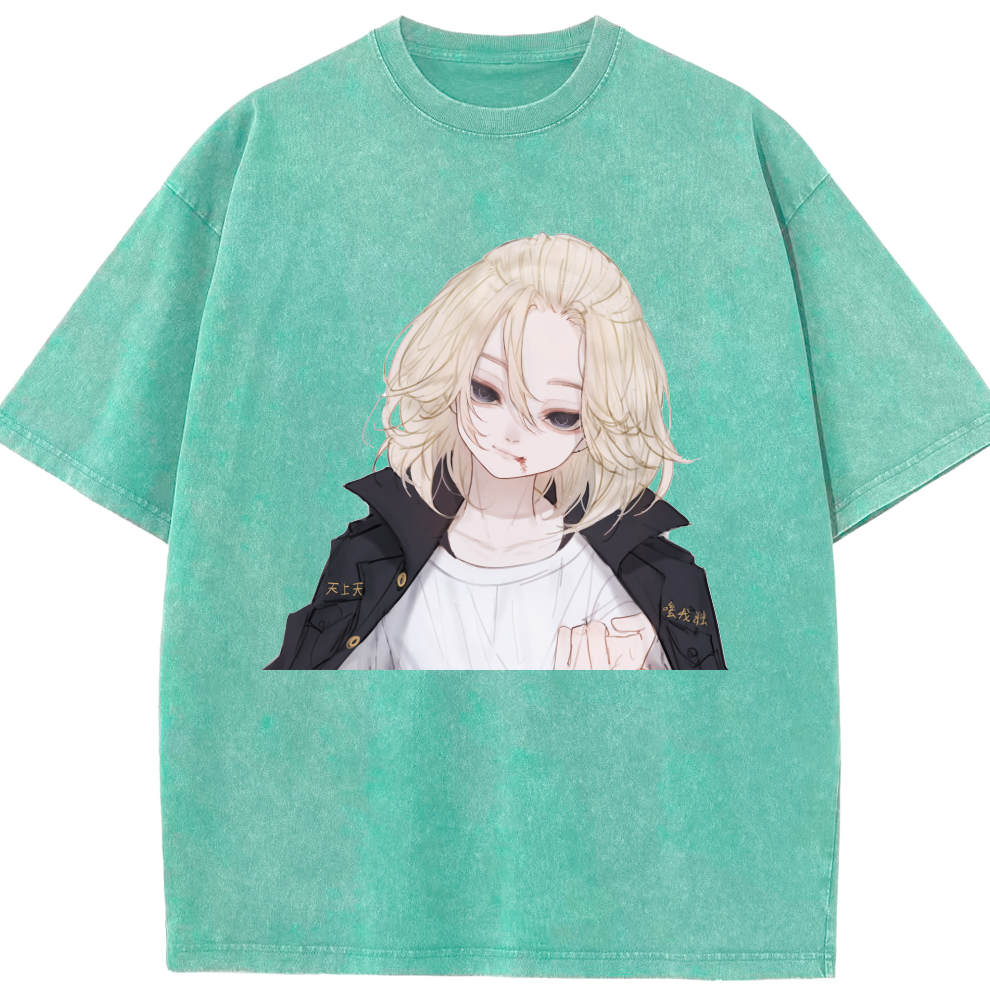 （画像用） 東京リベンジャーズ Tokyo Revengers 綿100% ヴィンテージ風 半袖Tシャツ（フロントプリント）